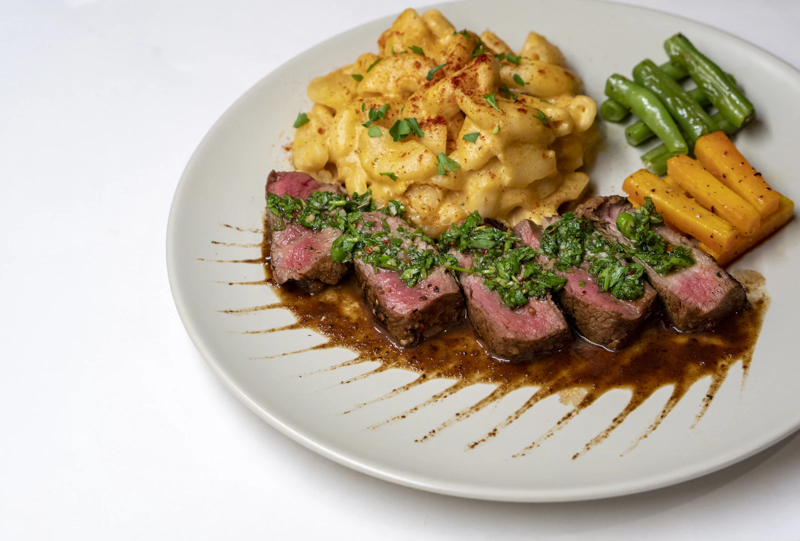 Churrasco con chimichurri